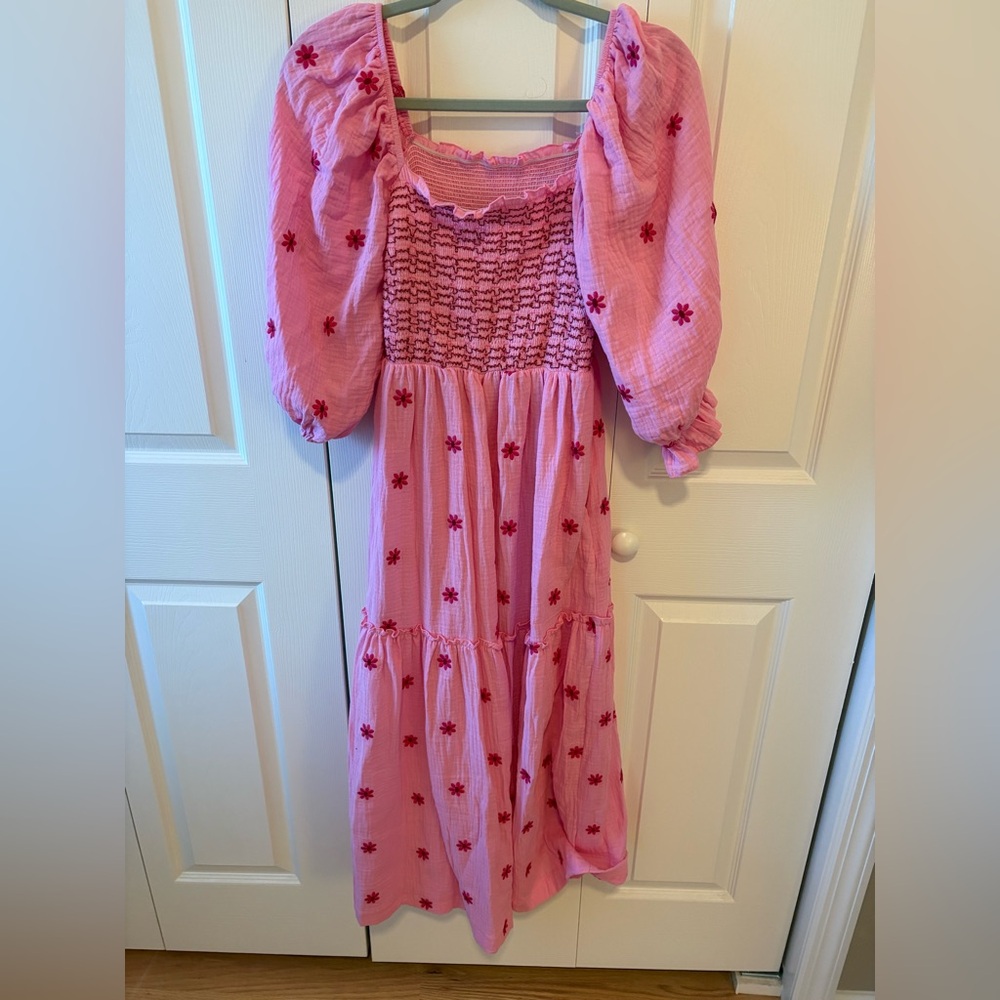 Pink Floral Dress
